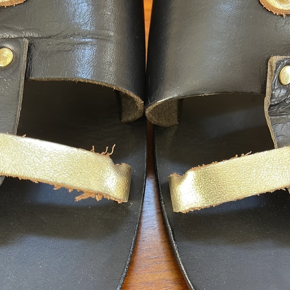 Handmade Greek Slide sandals - Picture 5 of 6